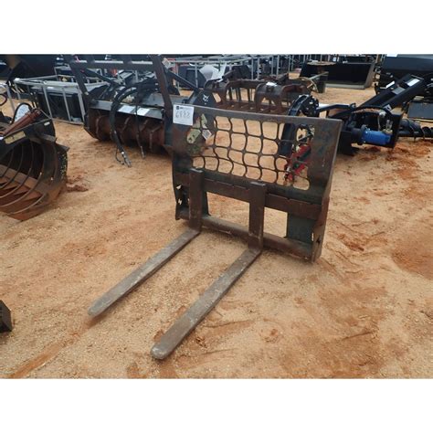 used 5500 pallet forks skid steer|bobcat skid steer fork attachment.